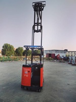 Chariot élévateur à fourche électrique d'occasion efficace de 1,5 tonne, modèle japonais 7FBR15, élévateur à fourche compact, hauteur de levage 5m, bon prix, à vendre