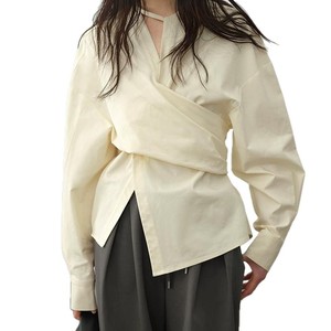 Qy024 <span class=keywords><strong>Camisa</strong></span> de tirantes de tela ancha con diseño de empalmes de estilo desestructurado, de alta gama francesa, estilo nicho, para Primavera Verano, transfronteriza Europa América - Product Image 5