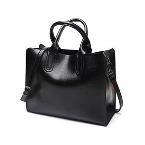 Bolsos de Mano de Cuero Encerado para Mujer, Bolsos de Hombro de Alta Calidad, Bolsos de Moda de PU Rohorse para Damas - Product Image 6