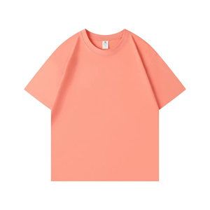 เสื้อยืดคอกลมแขนสั้นผู้ชายสำหรับฤดูร้อน ยูนิเซ็กซ์ ผ้าฝ้าย 100% สีพื้น ทรงหลวม สไตล์ลำลอง - Product Image 1