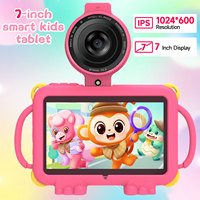 Tableta Educativa Android 15 de 7 Pulgadas, MTK8766 Quad Core 2.0GHz, 8GB 32GB, 3000mAh, 5G WiFi, Tableta para Niños, Tableta de Aprendizaje para Niños