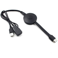Receptor de vídeo inalámbrico para TV, adaptador portátil de 1080P TV HD WIFI para Android/iOS, TV Box, ordenador, proyector de pantalla en vivo