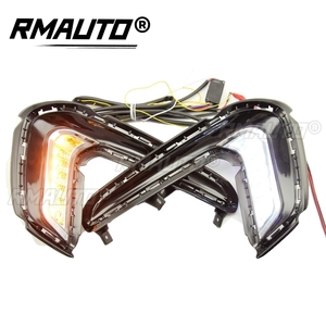 2 pièces Feux de jour à LED avec clignotants, étanches, pour Hyundai Elantra 2016-2020, accessoires de voiture - Product Image 5
