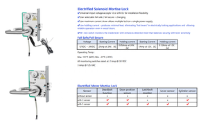 Запорный электромагнитный врезной замок из нержавеющей стали - Product Image 6