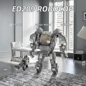 Funbuild A0200 ED209 <span class=keywords><strong>RoboCop</strong></span> Modèle à l'échelle <span class=keywords><strong>1</strong></span>:8 Jouet de construction en blocs avec 269 pièces Ensemble de construction en plastique - Product Image 2