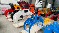 360° Rotating Hydraulic Log Grapple | WXLG04 Timber Grab for 6-9 Ton Excavator | High Performance
