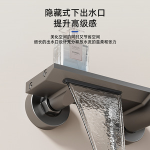 Zhengba <b>Shower</b> Set Rectangle Wall Mounted With Temperature <b>Control</b> And Massage Function For Bathroom - Product Image 5