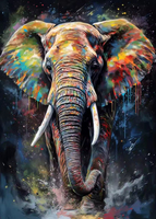 Chaud personnalisé Animal peinture à l'huile murale gorille Design pour la décoration intérieure pour salon bureau Art déco Style sur toile