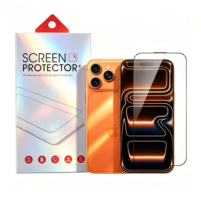Hot Selling Mobile Phone Accessory Full Cover Tempered Glass Screen Guard Protector for iPhone 18 17 16 15 Samsung Tecno Infinix