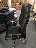 Chaise de bureau ergonomique pour direction Chaise de bureau moderne à dossier haut et pivotante en cuir Chaise de conférence Mobilier de bureau