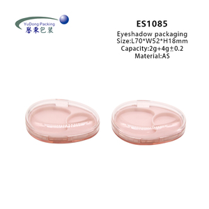 2024 tùy chỉnh nhà máy màu hồng rỗng Eyeshadow hộp Blush Palette mỹ phẩm bao bì tùy chỉnh các logo nhãn - Product Image 2
