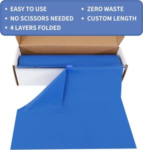 54''x100' Free Cutting <strong>Plastic</strong> <strong>Table</strong> Cloth Disposable Wedding <strong>Table</strong> <strong>Clothes</strong> with Slide Cutter - Product Image 3