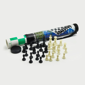 Juego <span class=keywords><strong>de</strong></span> Ajedrez Enrollable 3D Blanco y Negro, Apto <span class=keywords><strong>para</strong></span> Viajes al Aire Libre, Campamentos en Interiores y Exteriores, Bolsa <span class=keywords><strong>de</strong></span> Almacenamiento <span class=keywords><strong>para</strong></span> Niños - Product Image 3