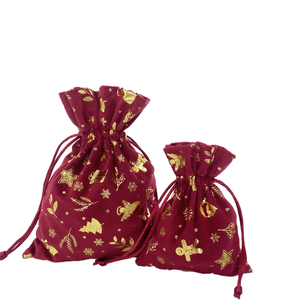 Sac cadeau en velours néerlandais écologique avec cordon de serrage, logo de marque personnalisé, pour bagues, colliers - Product Image 4