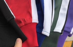 Fashion Spring &amp; Fall Loose Trendy Stripes School Uniform Pure Color <strong>Retro</strong> Long Sleeves Casual <strong>Sports</strong> Zipper <strong>Jacket</strong> Till Germany
