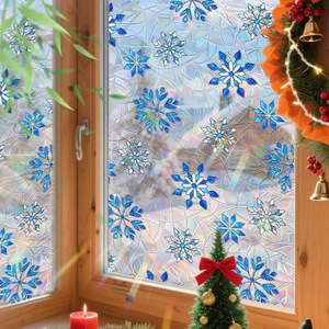 Adesivo per Finestre a Mosaico con Elettricità Statica 100*45cm Pellicola per Vetri Trasparente e Pellicola per Vetri Rigati - Product Image 4