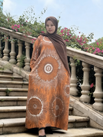 Abaya en Lin Tendance ODM en Gros, Quatre Tailles, Respirante, Séchage Rapide, Printemps-Été-Automne, Robe Modeste Quotidienne pour Femmes Musulmanes