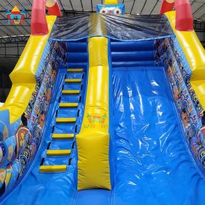 Château gonflable d'extérieur pas cher pour le carnaval, avec double toboggan - Matériau PVC durable pour enfants et adultes, usage résidentiel et scolaire - Product Image 5