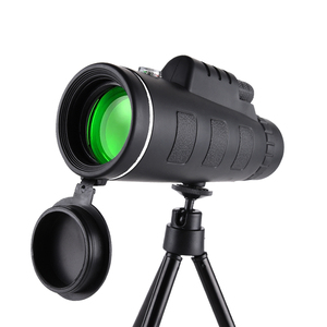 Telescópio Monocular de Alta Potência <span class=keywords><strong>80x100</strong></span> com Bússola, Binóculos de Alta Qualidade para Caminhadas e Viagens ao Ar Livre - Product Image 1