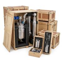 Colonne de distillation PURUI en acier inoxydable de haute pureté et verre borosilicaté pour la R&D en laboratoire et la production à petite échelle