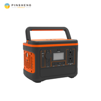 Chargeur rapide DC pour véhicules électriques PINSHENG 12V 12Ah LiFePO4 avec contrôleur MPPT, onduleur à onde sinusoïdale pure et recharge sans fil pour voitures électriques