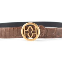Ceinture en cuir de vachette de luxe Zenos, motif crocodile, avec boucle à ardillon en alliage, largeur 2-4 cm, longueur 100-125 cm