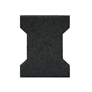 Preferred Premium Dogbone Shape Crumb Rubber Pavers 15-50mm de espesor 200x160mm Tamaño antideslizante Durable Supersafe Flooring - Product Image 1