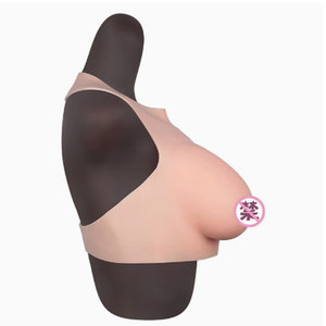 Prothèses mammaires en silicone respirantes ajourées, à col licou, pour travestis, drag queens et personnes transgenres, bonnets <span class=keywords><strong>C</strong></span> à G - Product Image 4