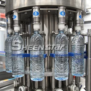 Горячая продажа 5000bph 500 мл полная вода производственная машина для розлива бутылок линия цена