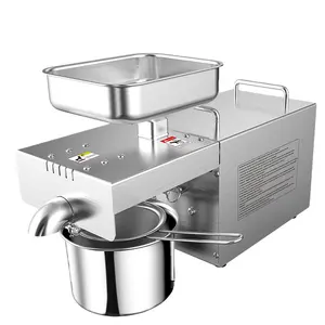 MJ LYF-898 Petite presse à huile à vis en acier inoxydable pour extraction de noix d'arachide et de sésame pour usage domestique