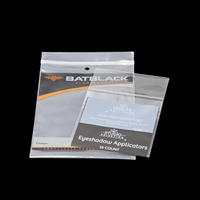 Custom Logo Clear LDPE Resealable Zipper Bag Recyclable Plastic Hang Hole Pouch for Cable Connector Electronic Parts Packing