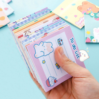 Bloc de Notas Adhesivas Kawaii, Libretas de Apuntes, Papelería para Oficina y Escuela, Pegatinas Adhesivas, Notas Autoadhesivas Personalizadas