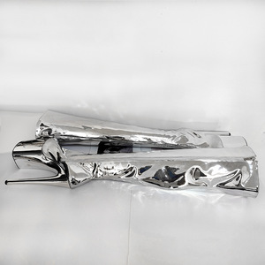 Zapatos de Plataforma con Tacón de Aguja para Bailarinas de Pole Dance, Botas por Encima de la Rodilla de 20cm para Mujer - Product Image 5