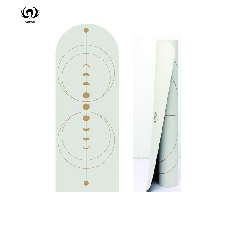 Esterilla de yoga de PU - blanca