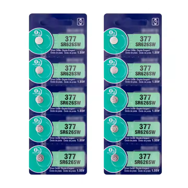 New Selling Cheap Price High Quality 1.55V Button Battery for Electronic Product 0% Hg 377 Button Cell 626 Ag4 Watch for sony