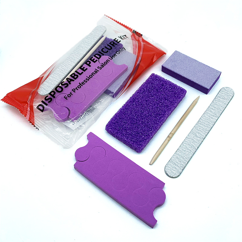 5 Pièces 200 Ensemble/Carton De Manicura Manikur Jetable Manucure Pédicure Kit Pour Salon De Manucure