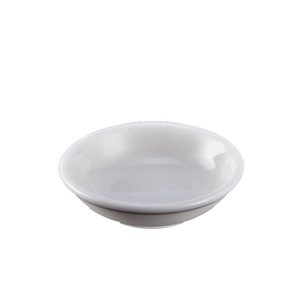 จานใส่เครื่องปรุงเซรามิกสีขาวทรงกลม ใช้กับเครื่องล้างจานได้ เหมาะสำหรับใช้ในครัว - Product Image 1