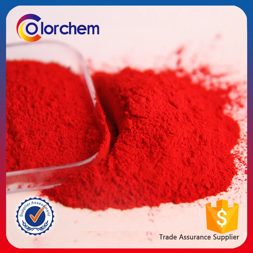 Produttori di polvere di colore a base d'acqua rosso organico 184 pigmento per plastica
