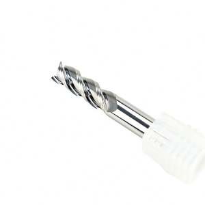 Fraise à revêtement en carbure à cannelures hélicoïdales, en alliage solide cémenté, outil de coupe indexable pour machine CNC - Product Image 1