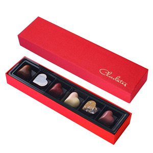 Tự Làm Tự Làm Sô Cô La Bao Bì Giấy Hộp Với Ngăn Tùy Chỉnh Logo Riêng Của Bạn Có Thể Tháo Rời Nắp Hộp Quà Tặng - Product Image 1