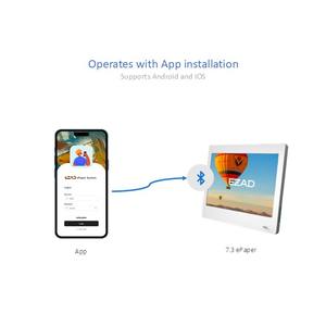 E Ink Table carte 7.3 ePaper Signe de bureau (version batterie) ePaper à économie d'énergie pour l'affichage/moniteur de signalisation - Product Image 5