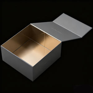 KM カスタム ラグジュアリー 折りたたみ式 マグネット ギフトボックス – 衣類・靴用 磁石付き 硬質厚紙製 紙製パッケージングボックス - Product Image 2