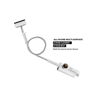 230 ° Nettoyeur vapeur pour sols F, nettoyage en profondeur, 1500 W, accessoires 10-en-1, chauffe en 30 s, réservoir de 400 ml, 3,5 bars, pour sols durs, carrelage, joints, meubles