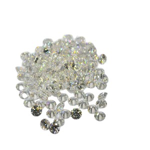 Round Zircon Loose Gemstones 3.1-10mm Yellowish Beige For Jewelry Making - Product Image 5