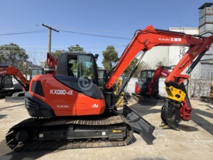 Excavadora de cadenas Kubota KX080-4α de alto rendimiento, motor duradero en perfecto estado, equipo pesado en venta KX155 KX163-5 KX165 - Product Image 6