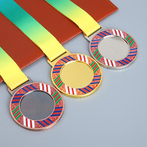 Médailles de sport personnalisées, médailles vierges pour toute compétition, marathon, football, basketball, tennis de table, badminton, boxe, trophée - Product Image 4