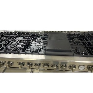 48-Inch Natural Gas <b>Range</b> With Oven Stainless Steel Freestanding Traditional Design - Product Image 2
