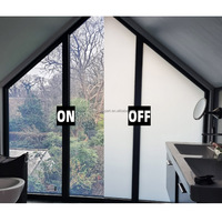 Film PDLC intelligent auto-adhésif super transparent à teinte variable pour fenêtres et portes intérieures en verre pour maison connectée