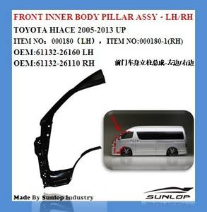 サンロップ ハイエース フロントインナーボディピラーアッシー KDH200 コミューターバン クオン ミニバス - Product Image 5