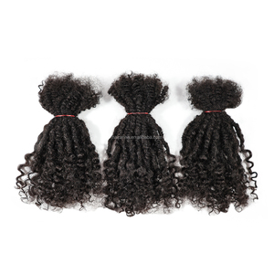 Nuovo stile di moda 0.6 cm Ghana Locs ciocche fatte a mano <span class=keywords><strong>capelli</strong></span> umani naturali Dreadlocks <span class=keywords><strong>Extension</strong></span> per gli uomini delle donne - Product Image 3
